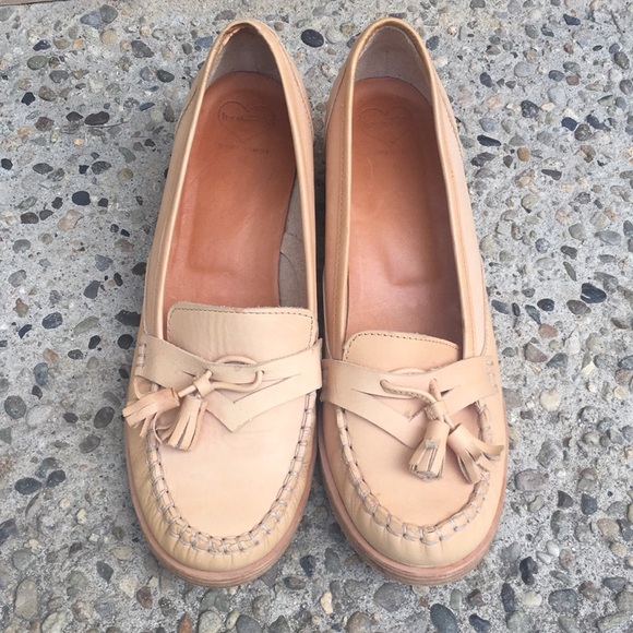 Swedish Hasbeens Shoes - Swedish Hasbeens Penny Loafer Heel with tassels